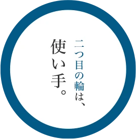 二つ目の輪は、使い手。